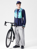 RunFlow - Unisex Contrast Stitch Lightweight Quick-Dry Paratrooper Pants