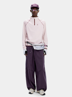 Forestway - Men's Quick-Dry Deconstructed Stitch Half-Zip Sweatshirt