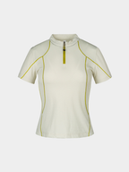 ChillChair - Women's Quick-Dry Antibacterial Half-Zip Performance T-Shirt