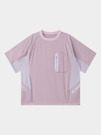 LightFlare - Unisex Colorblock Mesh Breathable Quick-Dry T-Shirt