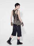FoxTank - Women's Studded Camo Tank Top